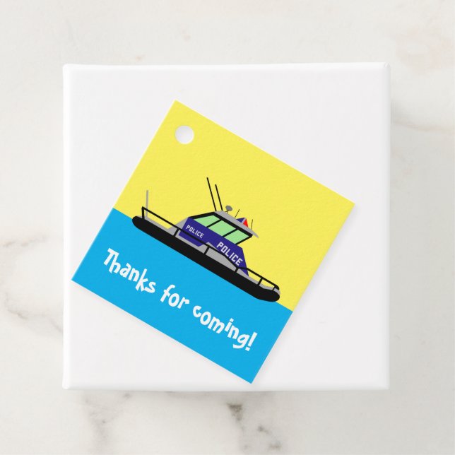 Patrol Boat Gåvor Etiketter (På plats)