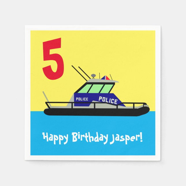 Patrol Boat Pappersservett (Framsidan)