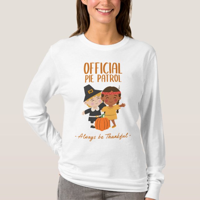 Patrol thanksgiving Officiell Paj T Shirt (Framsida)