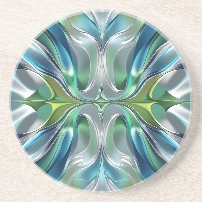 Patrón abstracto de ondas de Agua Underlägg (Framsidan)