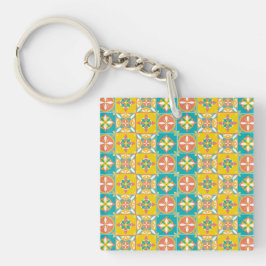 Patrón azulejo de colores alegres