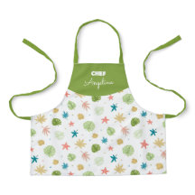 Patrón de verano con estrellas y hojas tropicales