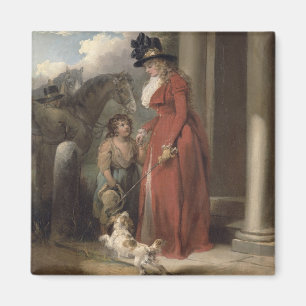 Patron dörr, c.1790 (olja på kanfas) magnet