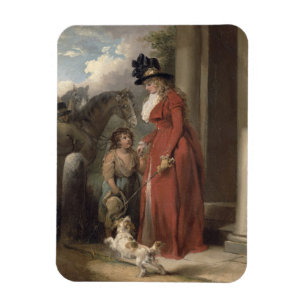 Patron dörr, c.1790 (olja på kanfas) magnet