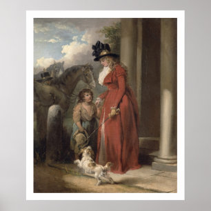 Patron dörr, c.1790 (olja på kanfas) poster