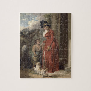 Patron dörr, c.1790 (olja på kanfas) pussel