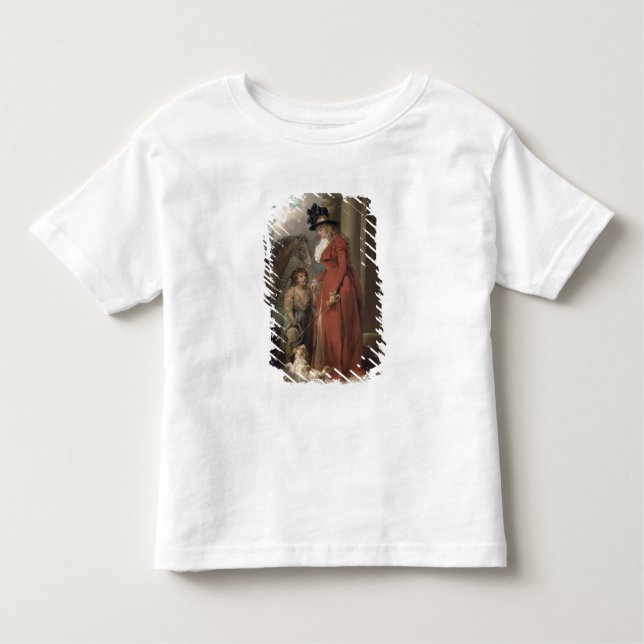 Patron dörr, c.1790 (olja på kanfas) t shirt (Framsida)