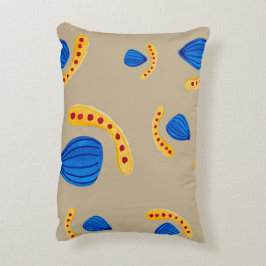 Patrón pintado a mano boho tono tierra prydnadskudde