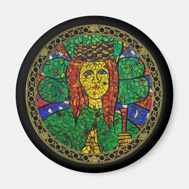 Patron Saint of Depression and Anxiety St Dymphna Magnet (Framsidan)