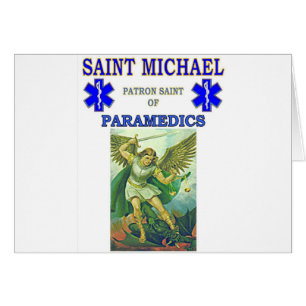 PATRON SAINT OF SJUKVÅRDARE HÄLSNINGSKORT