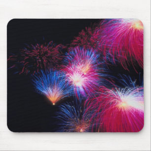 Patrotic fireballsfluga, fyrverkerier, mousepad musmatta