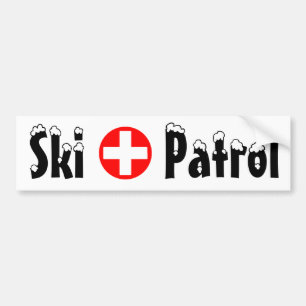 Patrull - Bildäcksticker Bildekal
