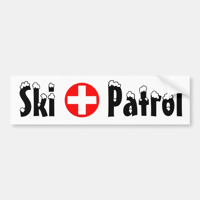 Patrull - Bildäcksticker Bildekal (Framsidan)