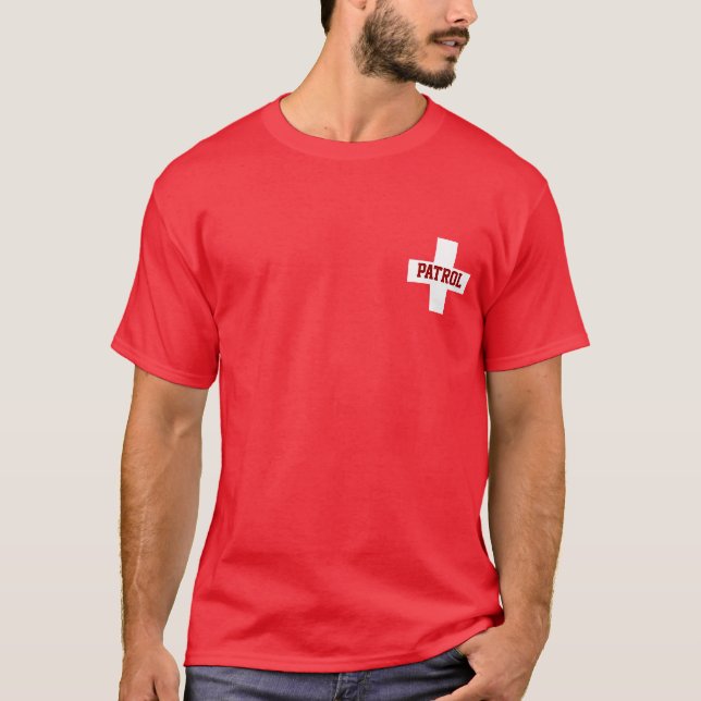 Patrullen - skräddarsy kor t-shirt (Framsida)