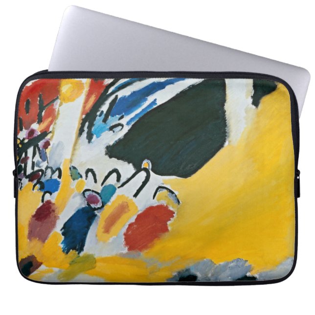 Påtryck III (konsert) av Wassily Kandinsky Laptop Sleeve (Framsidan)