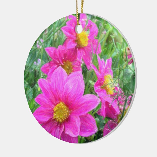 Påtryckningar av Cosmos. Julgransprydnad Keramik (Vänster)