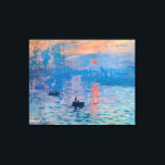 Påtryckningar, Soluppgång av Claude Monet Canvastryck<br><div class="desc">Impression,  Soluppgång är en målning av Claude Monet. Den gav stiga upp till namn i den imperialistiska rörelsen.</div>