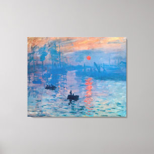 Påtryckningar, Soluppgång av Claude Monet Canvastryck