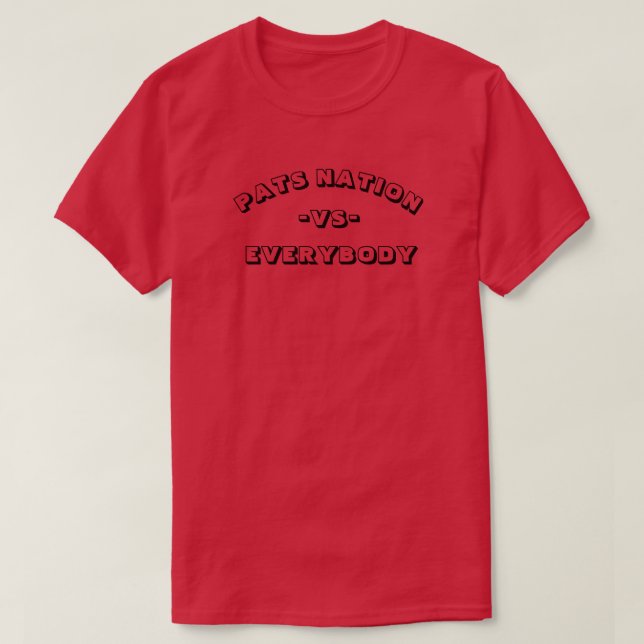 Pats Nation  T Shirt (Design framsida)