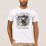 Påtsivt arg på Pet Photo T Shirt<br><div class="desc">Pawsitive Crazy om att du gör ett fotomatisering till ett husdjur/hund. Underbar för din älskande husdjursmedlem. AI genererade ett fyllnadsfoto. Byt ut dig med ett eget foto av ditt sällskapsdjur.</div>