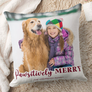Påtsivt merry Personlig Pet Photo jul Kudde