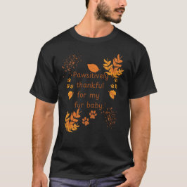 Påtsivt tack för min Thanksgiving Päls Baby T Shirt