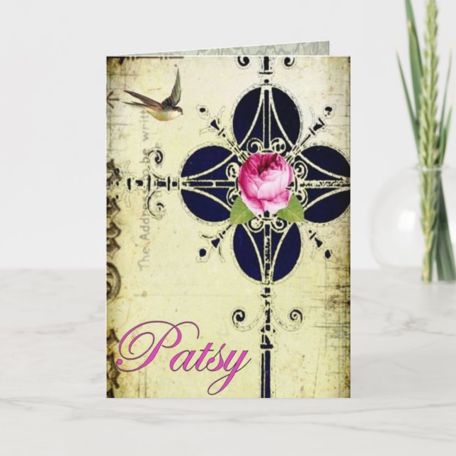 Patsy kor anteckningskort (Framsida)