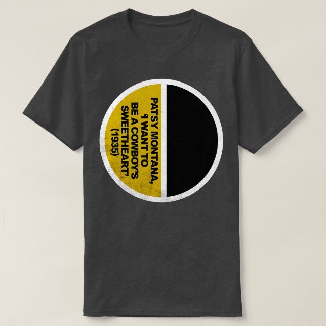 Patsy Montana Art Teckning T Shirt (Design framsida)