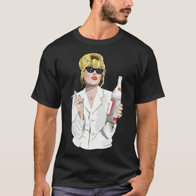 Patsy Stone AbFab Cheers Darling Classic T-Shirt (Framsida)