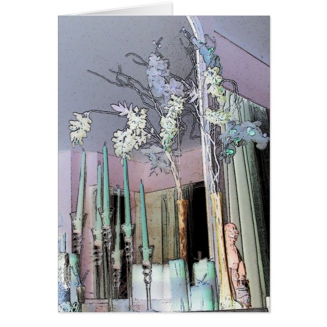 Patsys spegel - brevkort hälsningskort (Framsidan)