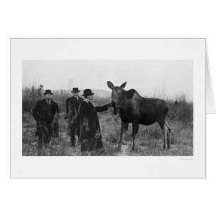 Pattar ett foto 1921 hälsningskort
