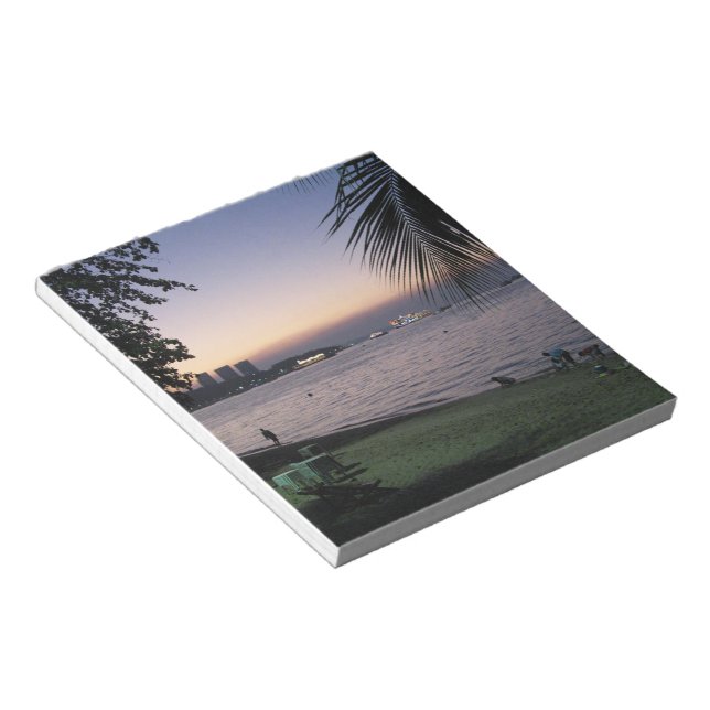 Pattaya Beach Sunset ... Chonburi, Thailand Anteckningsblock (Vinklad)