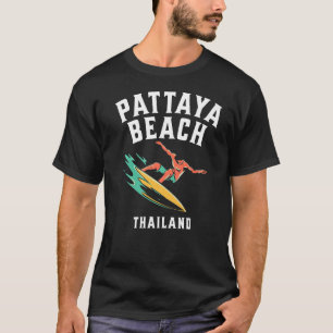 Pattaya Beach Thailand Retro T Shirt