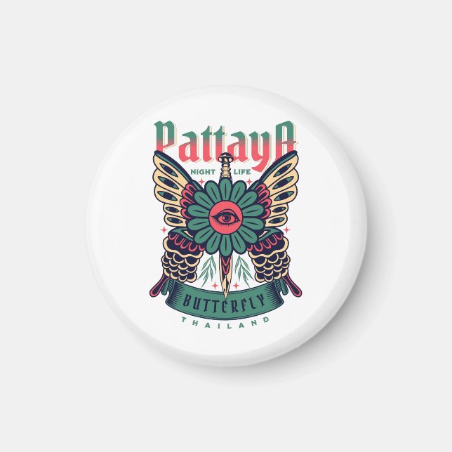 Pattaya Nightlife Magnet (Framsidan)
