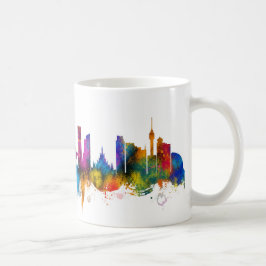 Pattaya Stadssilhuett Kaffemugg
