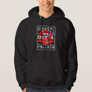 Pattaya Thailand Semester Retro Cool Strand Vib Hoodie