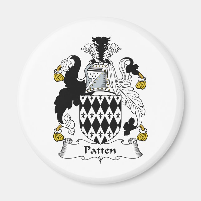 Patten Family Crest Magnet (Framsidan)