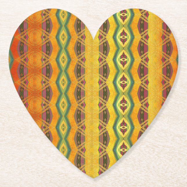 pattern abstract orange underlägg papper (Framsida)