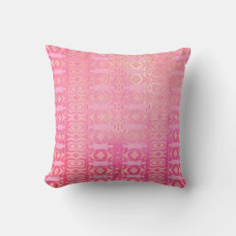 pattern abstract pink kudde