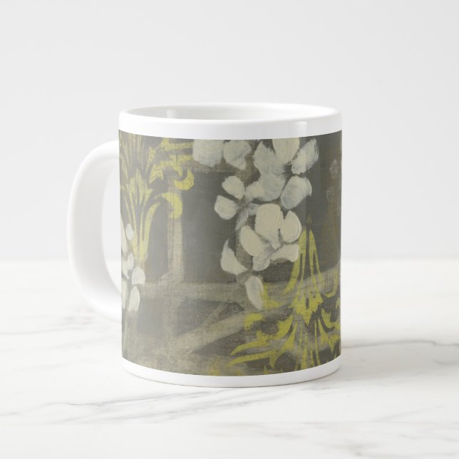 Pattern Blommar Gren I Jumbo Mugg (Framsida vänster)