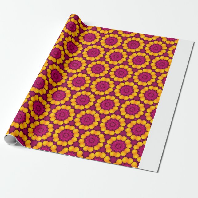 pattern design made by repetition of geometric sha presentpapper (Utrullad)