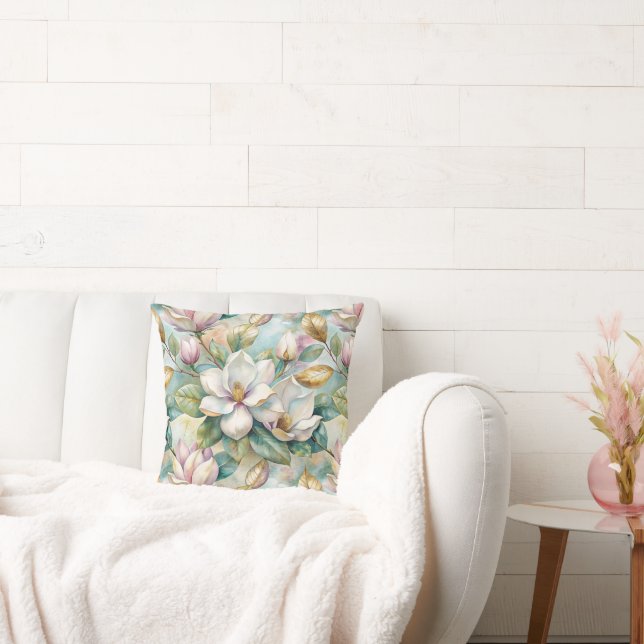 Pattern Elegant Magnolias Kudde (Soffa)