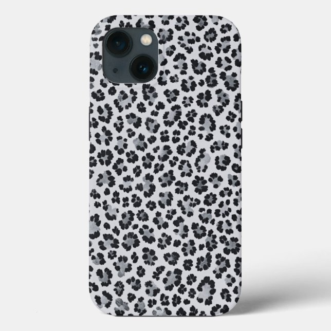 Pattern Leopard Print Gray (Baksida)