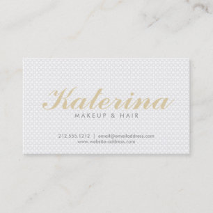 Pattern Namn i Guld Affärskort Visitkort