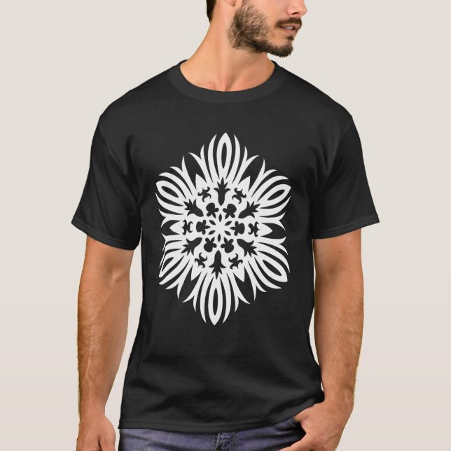 Pattern Of A Snowflake Nr  9 T Shirt (Framsida)