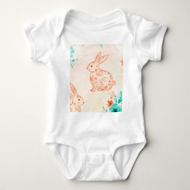 Pattern of rabbits t shirt (Framsida)