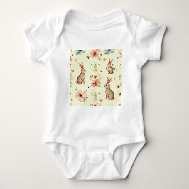 Pattern of rabbits t shirt (Framsida)