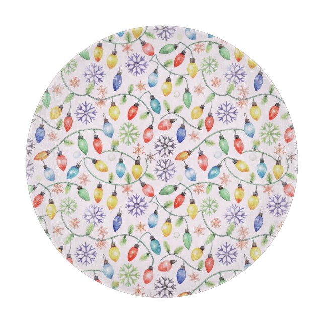 Pattern Retro Christmas Lights (Framsidan)