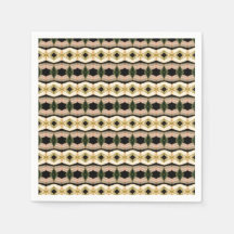 Pattern Rosa Black and Taupe Designer