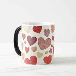 pattern valentines day magisk mugg